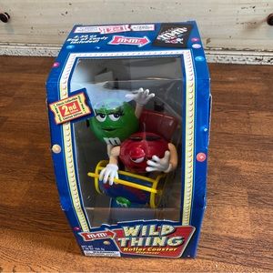 M&M's Wild Thing Roller-coaster Candy Dispenser Brand New In Box Limited Edition